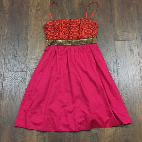 💘 Anthropologie Floreat Subcontinent Dress 💘 - Picture 4 of 8